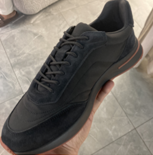 Loro Piana Weekend Walk Evo All Black Sneaker