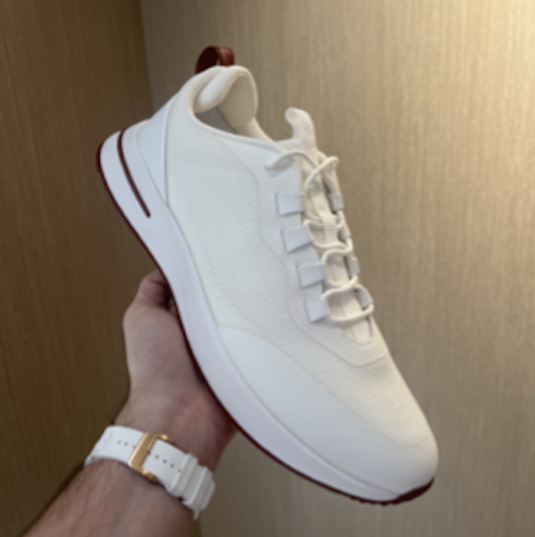 Loro Piana Weekend Walk Cream Sneaker