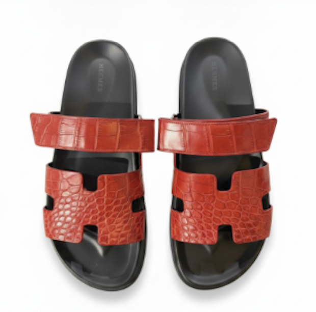 Hermès Chypre Red Sandal