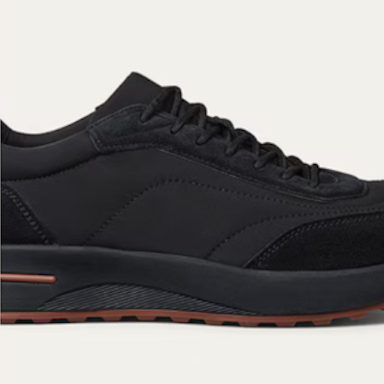 Loro Piana Weekend Walk Black Sneaker